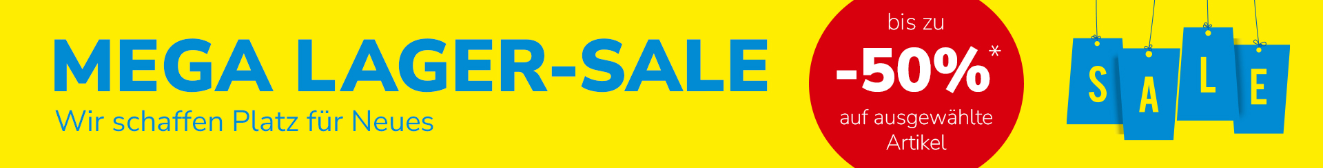 Mega Lager Sale bei MediaShop