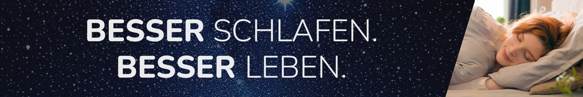 Kategoriebanner Schlafen