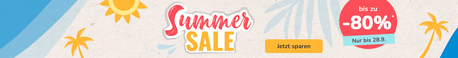 Summer Sale bis -80%