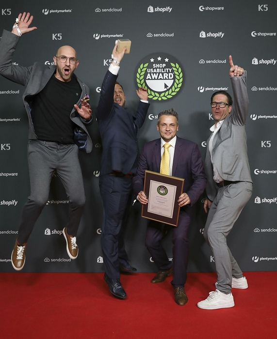 Preisverleihung beim Shop Usability Award 2022
