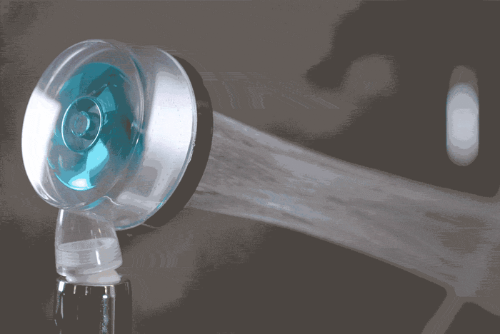 Turbinen-Effekt des Aquadon EcoTornado