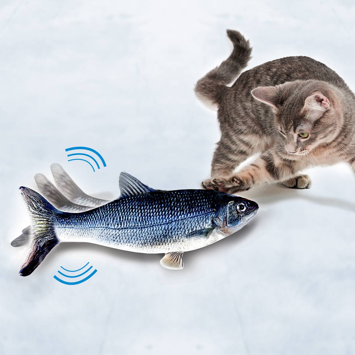 Flippity Fish interaktives Katzenspielzeug