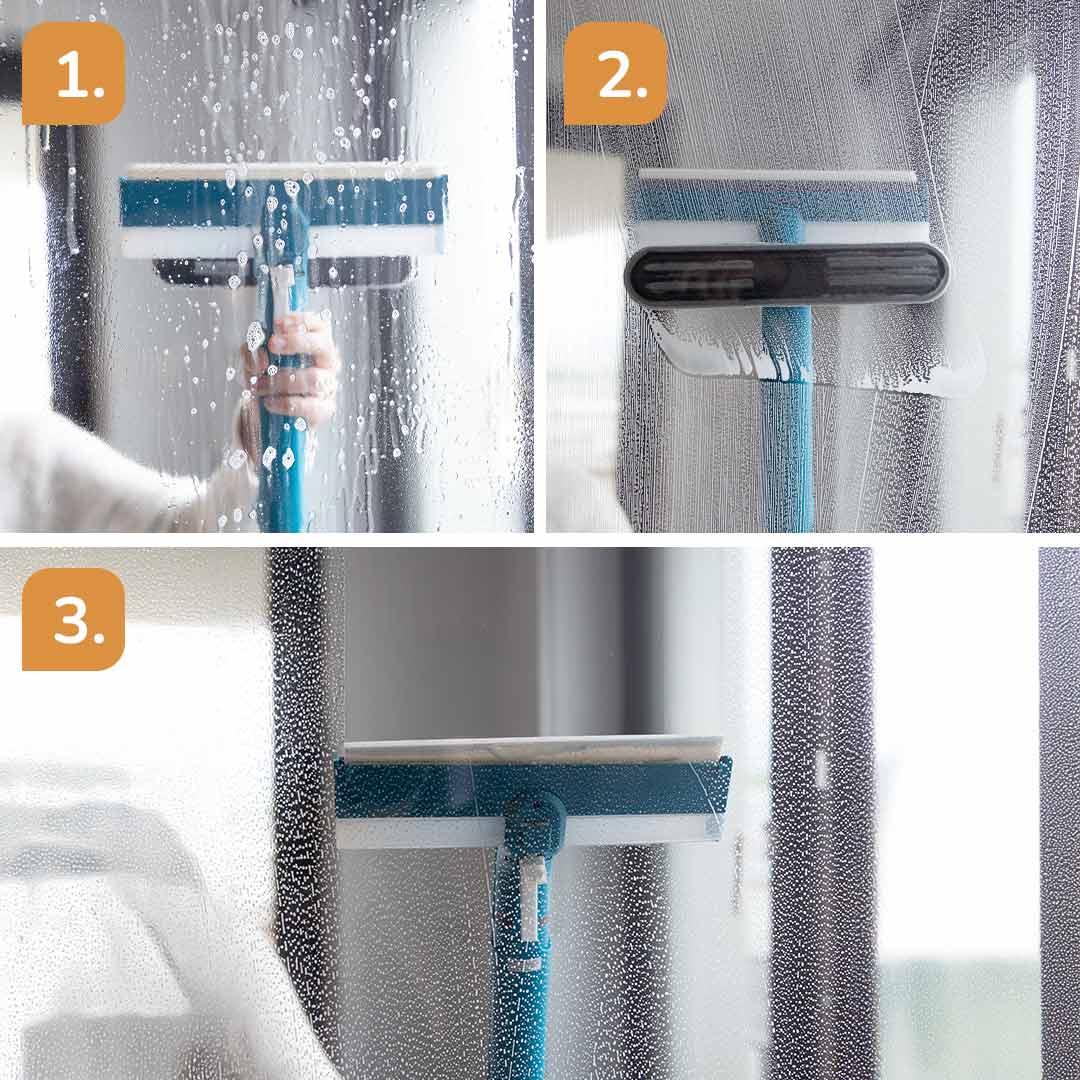 Livington WindowBuddy 3in1 Fensterreinigungsgerät 1+1 GRATIS  inkl. 2 Stk Ersatzpads