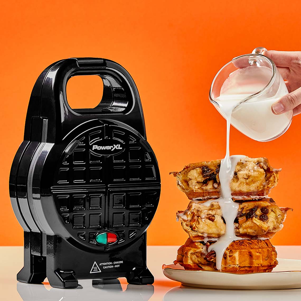 PowerXL Waffle Star Waffeleisen inkl. Rezeptheft GRATIS