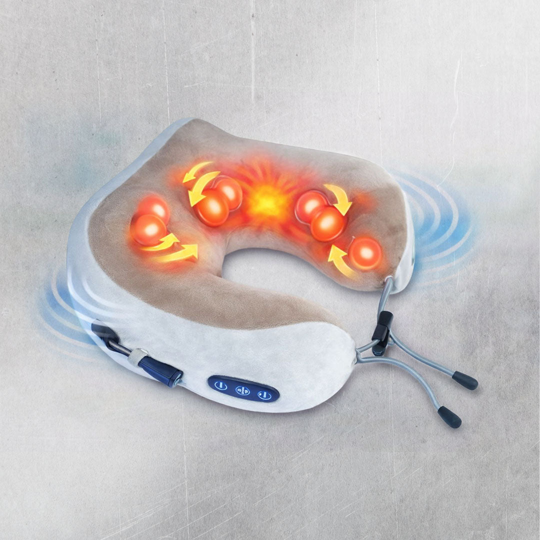 Belena TheraNeck Nacken- & Schultermassagegerät mit Shiatsu-, Wärme- & Vibrationsfunktion