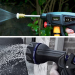 Hammersmith HydroBlast mit starkem Strahl im Vergleich zu herkömmlicher Brause.