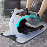 Fußtrainer mit Sportschuh in Bewegung – motorisiertes Training mit drei wählbaren Geschwindigkeiten