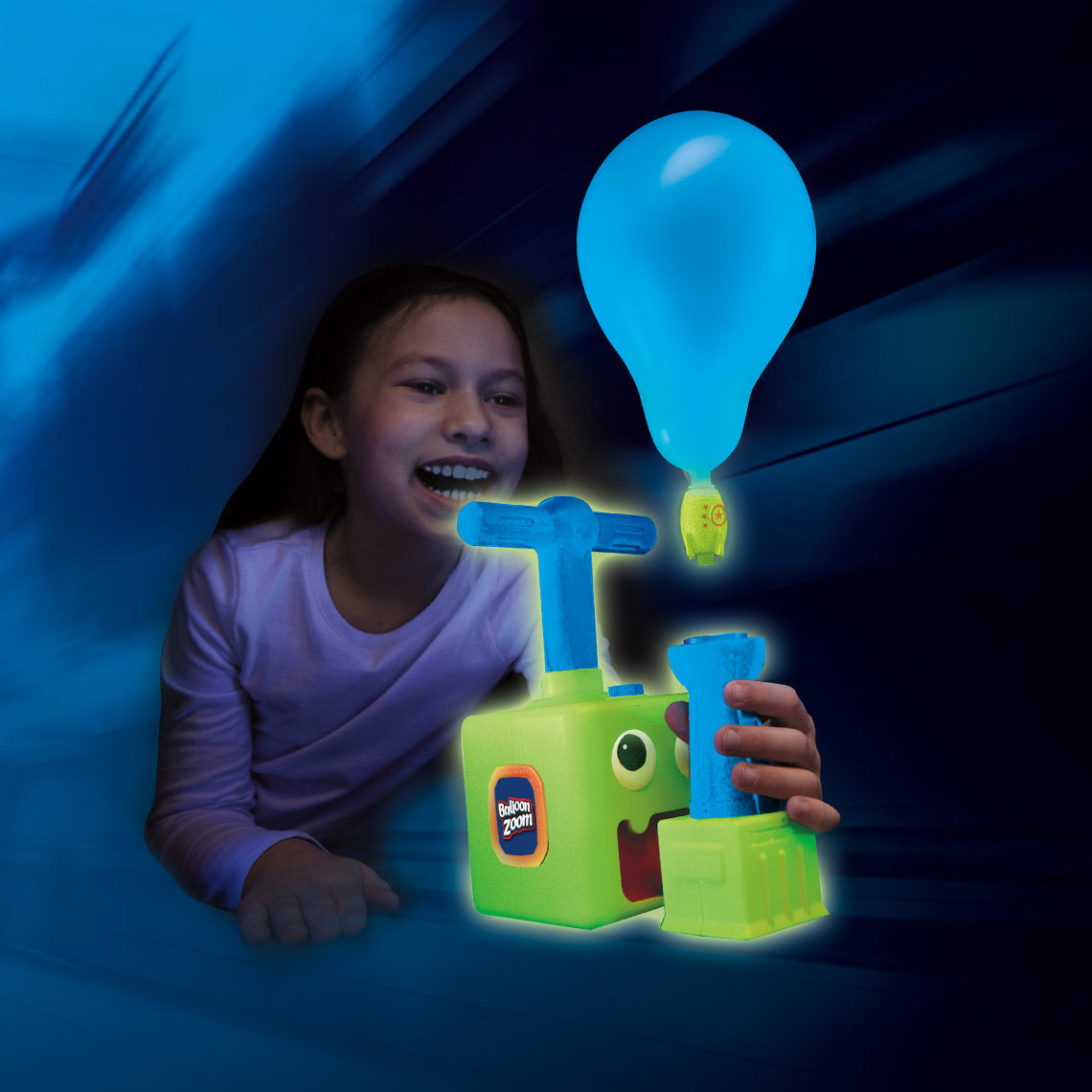 Balloon Zoom ballonbetriebenes Spielzeugset inkl. Zubehör 1+1 GRATIS