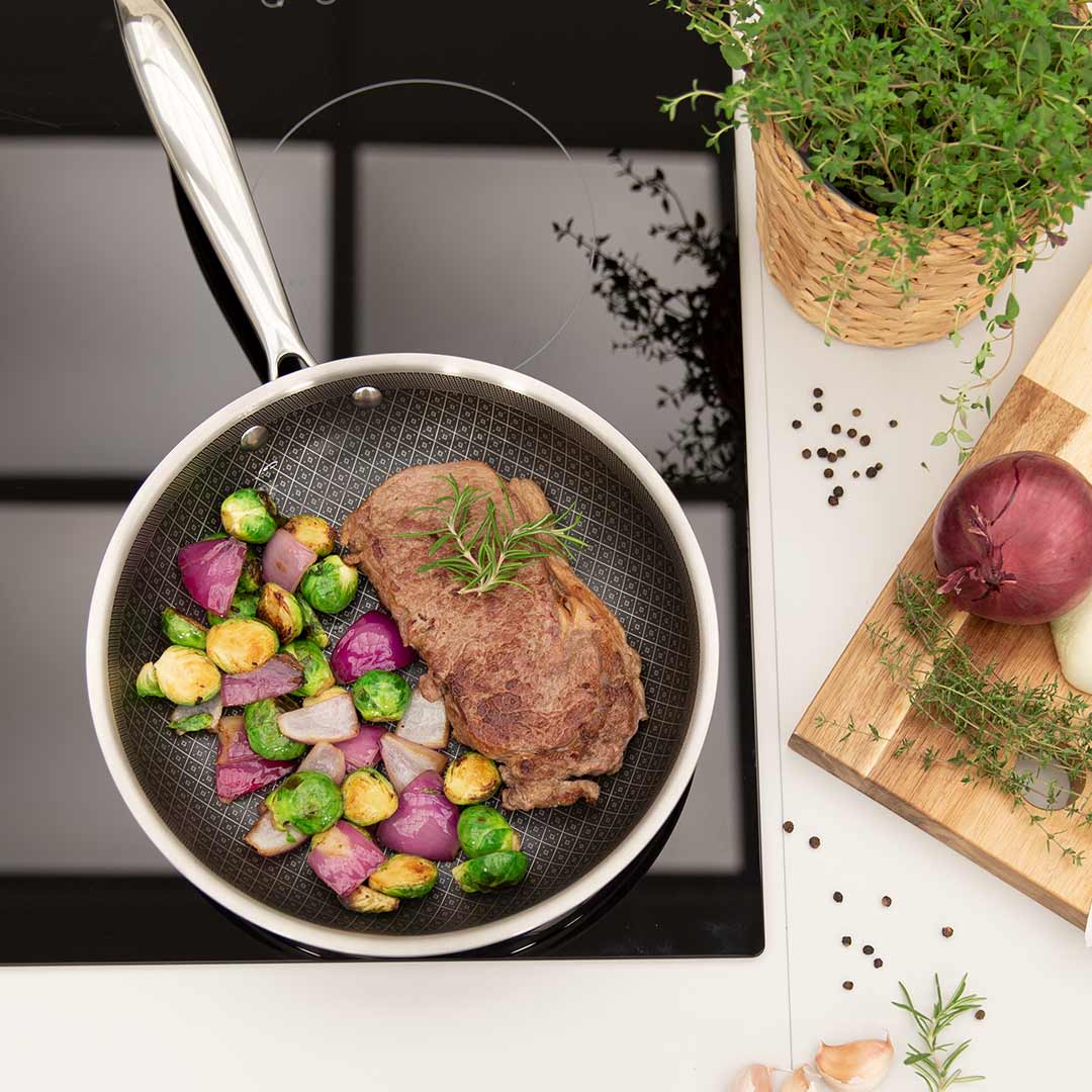 Livington Titan Pan Bratpfanne 20cm inkl. digitalem Thermometer