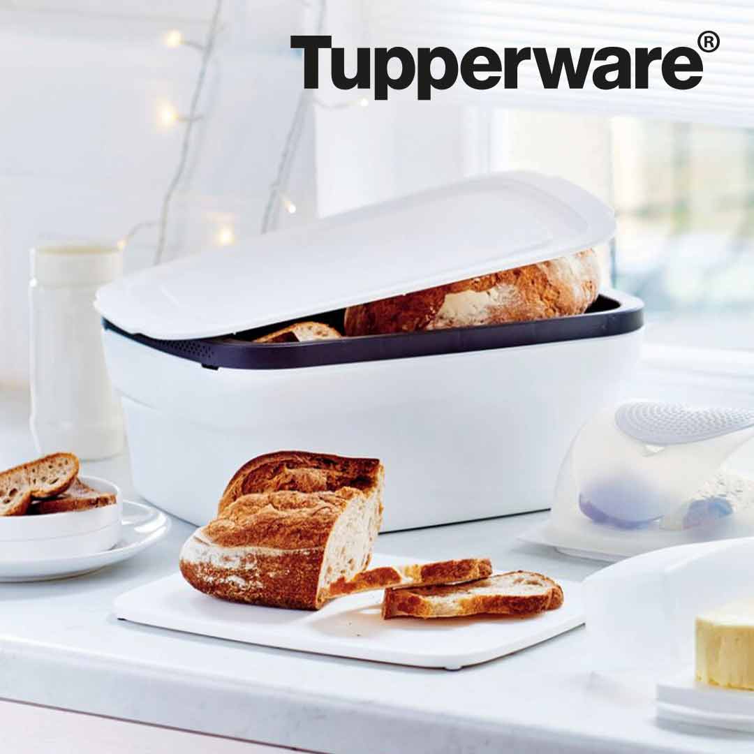 Frisches Brot in der Bradsmart Brotdose – stilvolle Aufbewahrung mit Frischefunktion von Tupperware.