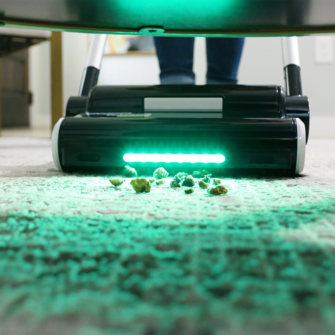 Twin Grip Sweeper Akkubesen mit Doppelstange
