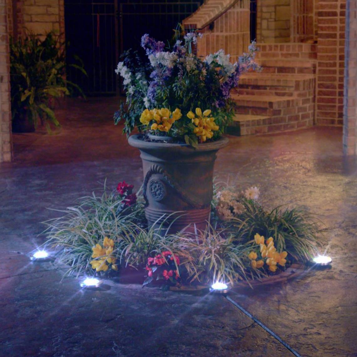 Disk Lights Solarleuchte 12er Set