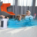 Livington SmartChill kühlt sicher im Kinderzimmer – frische Luft beim Spielen auf dem Boden.