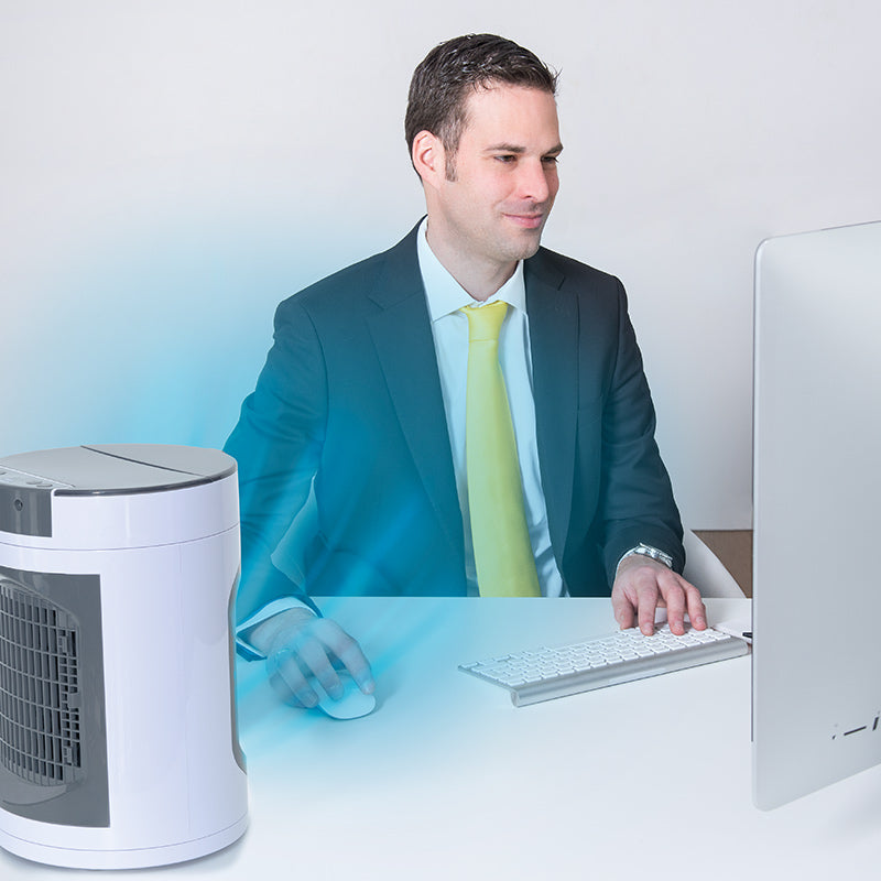 Livington SmartChill sorgt am Schreibtisch für angenehme Kühlung bei der Arbeit.