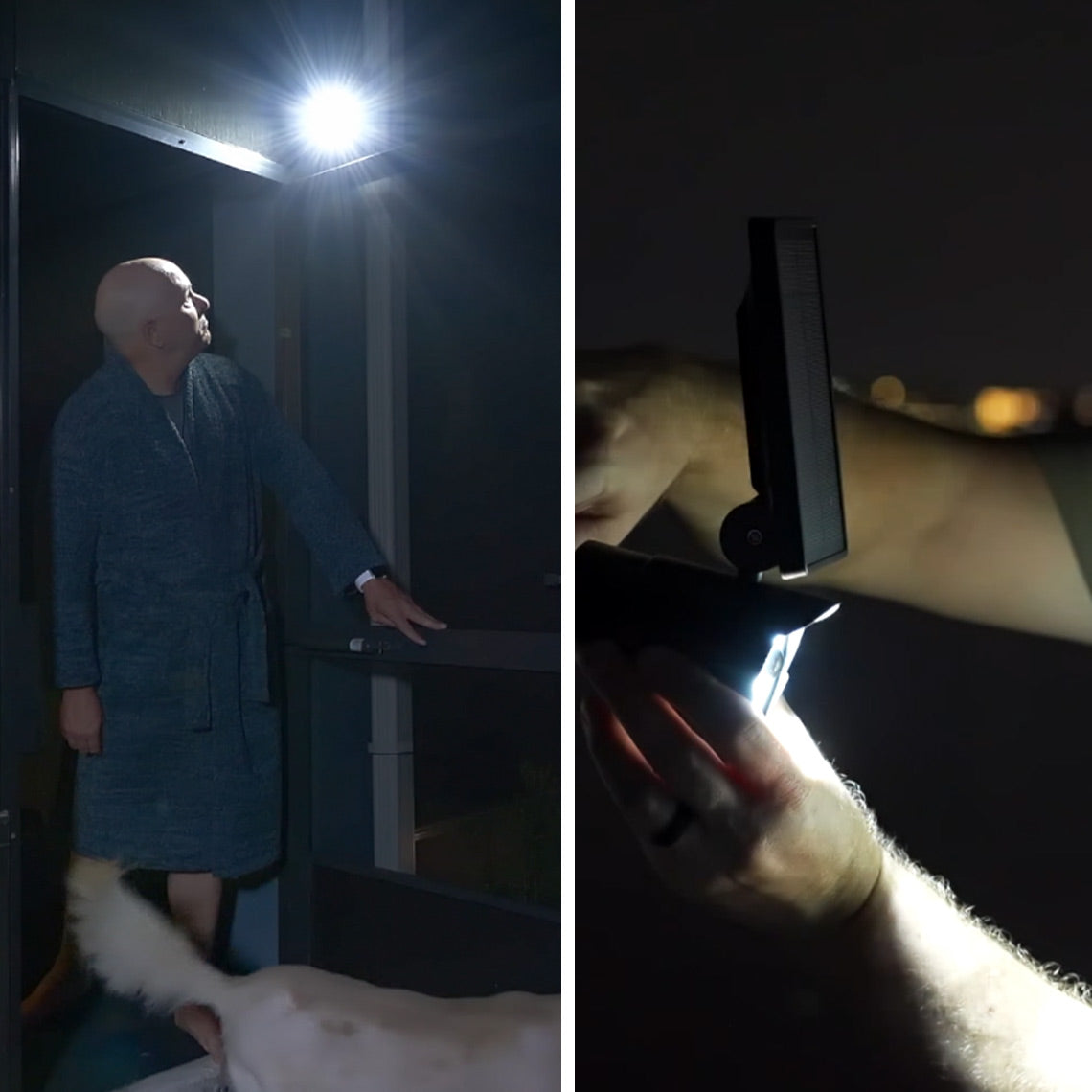 Die Panta Safe Light Solar Leuchte aktiviert sich bei Bewegung und sorgt für helles Licht im Außenbereich.