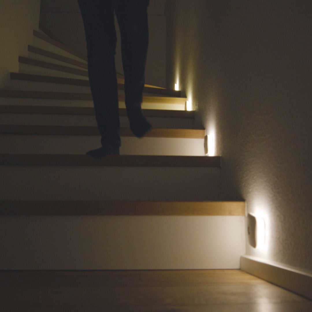 HandyLUX LightGuide Sync kabelloses Nachtlicht mit Bewegungsmelder & Funk