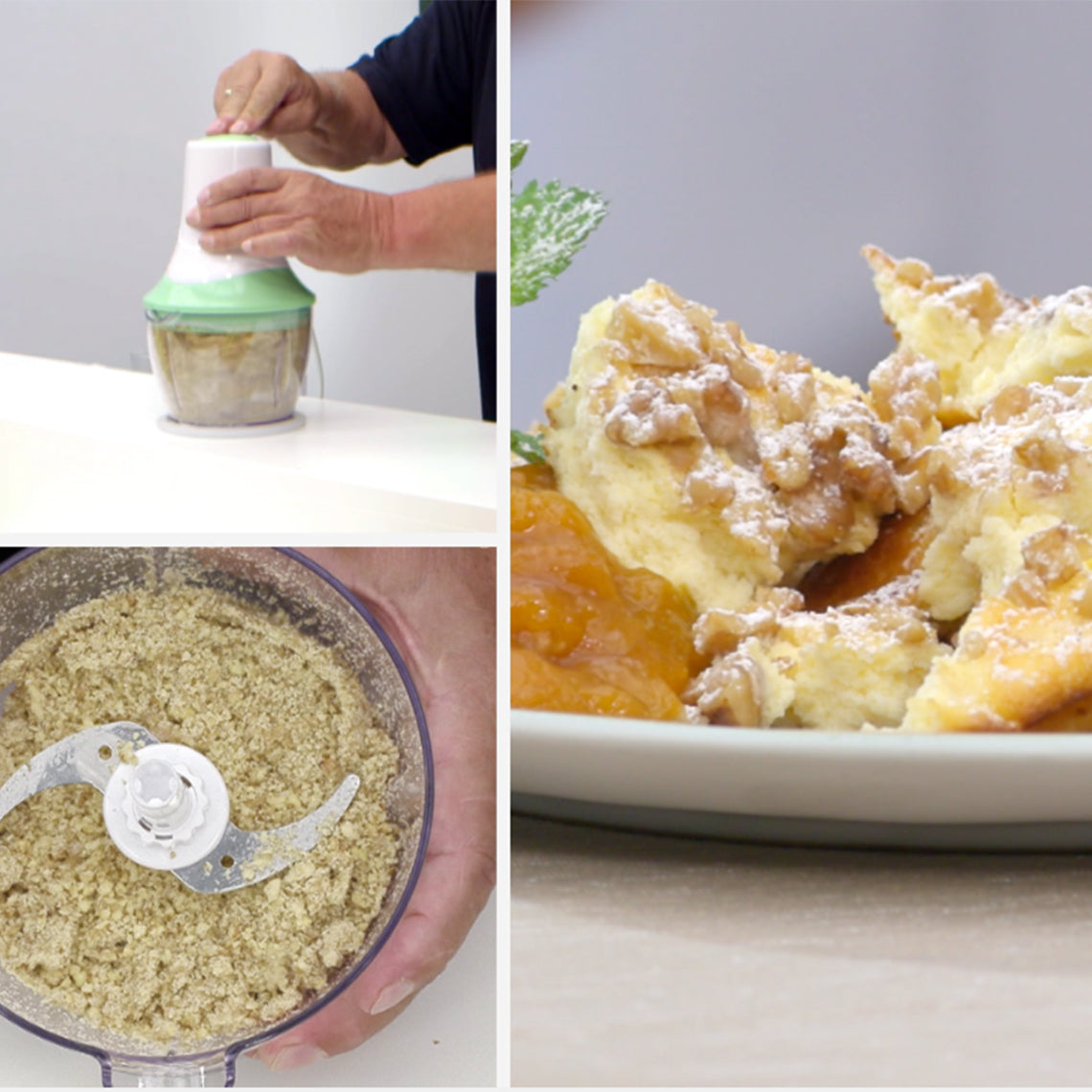 Livington MagiCut mahlt Nüsse für köstliche Süßspeisen schnell und gleichmäßig – ideal für die Küche.