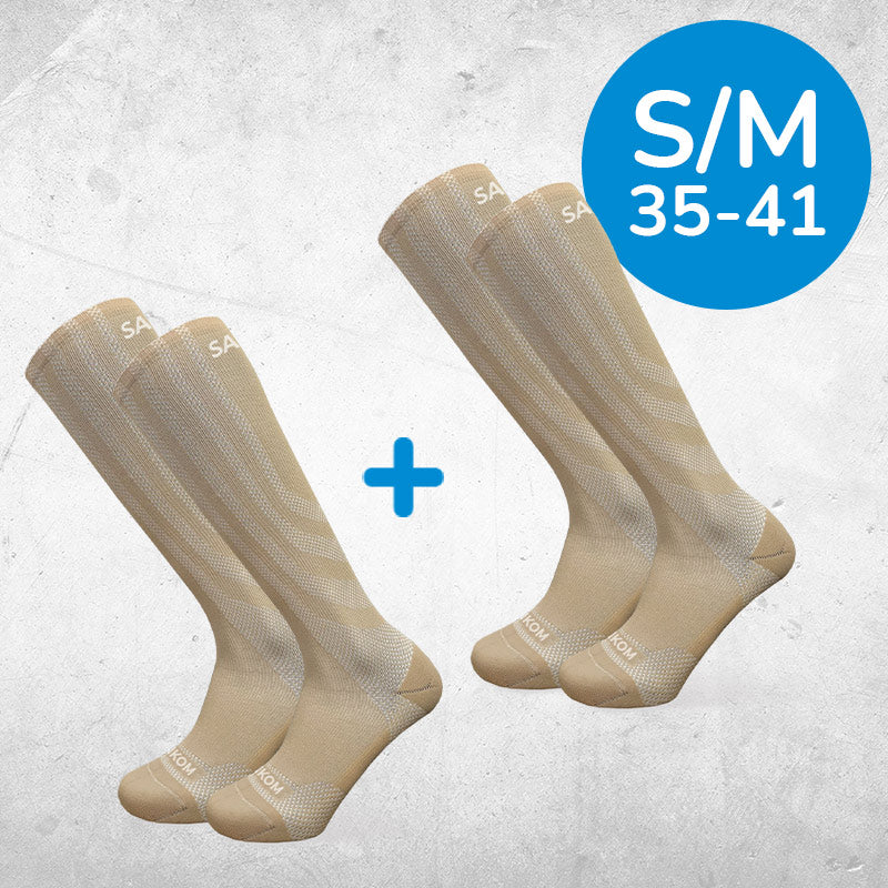 SANKOM - Light Socks revitalisierende Stützstrümpfe 1+1 GRATIS