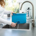 Livington Clean Water Spin Mop – Einfaches Ausgießen des Schmutzwassers dank integriertem Ablaufventil.