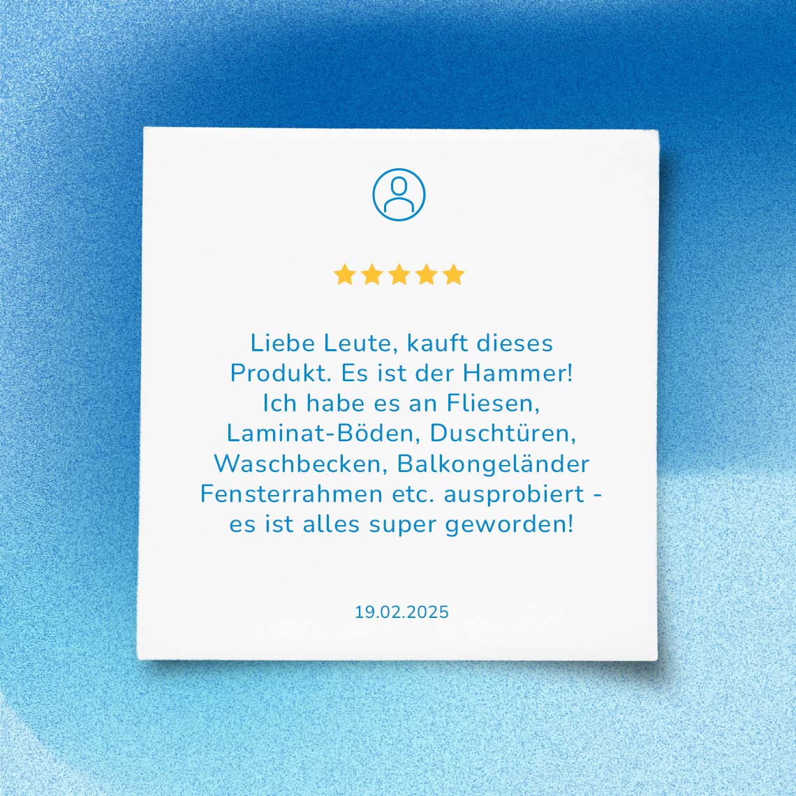 Kundenrezension zu Pure100 MagicShine: Super Ergebnis auf Fliesen, Laminat, Duschen, Geländer & mehr!