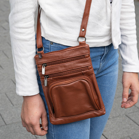 Leder Umhängetasche