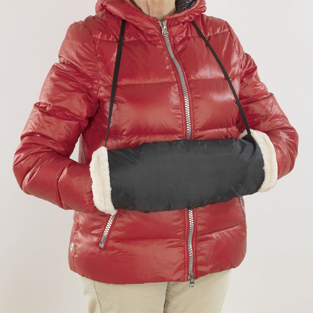 Handwärmer mit Fell