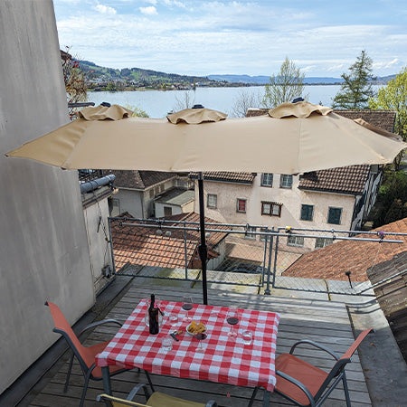 Balkon-Sonnenschirm, freistehend