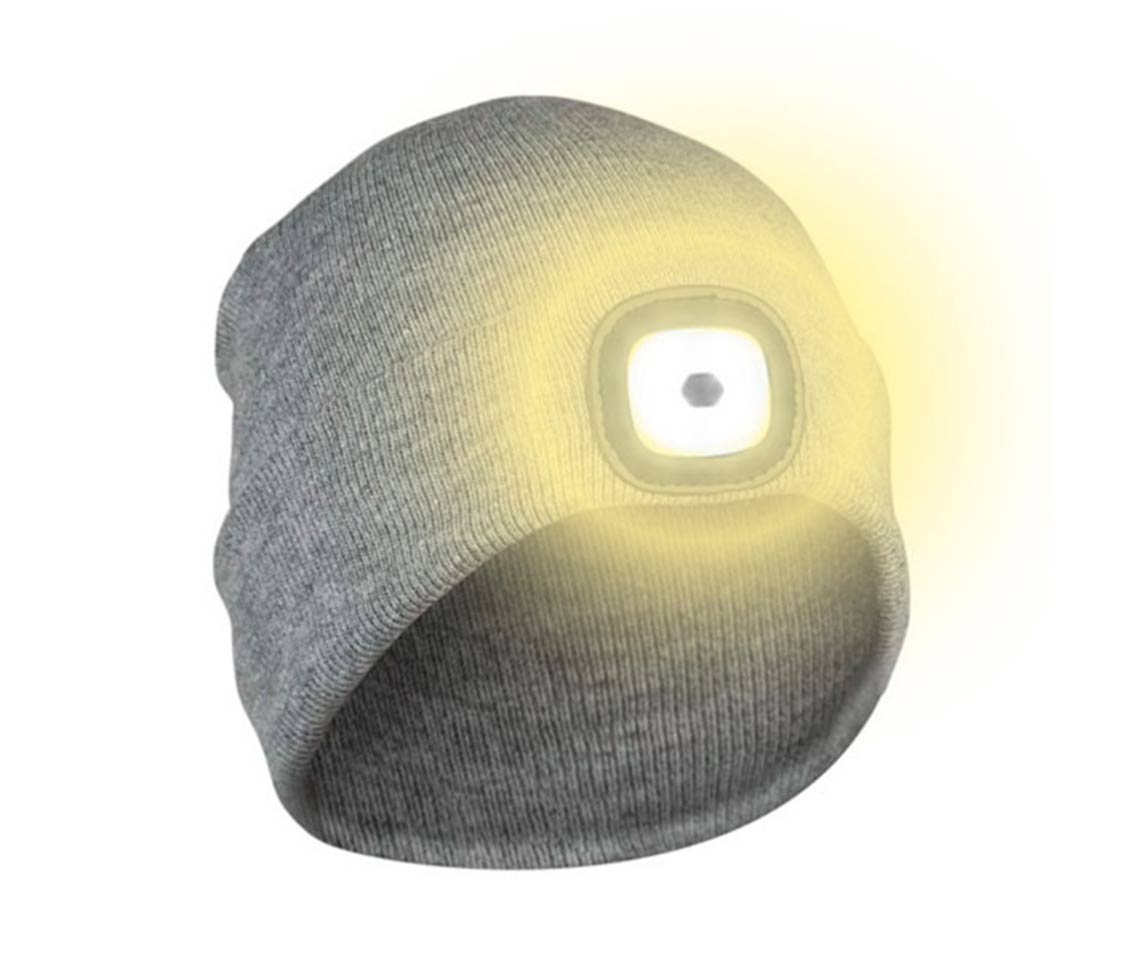 Strickmütze mit LED-Licht