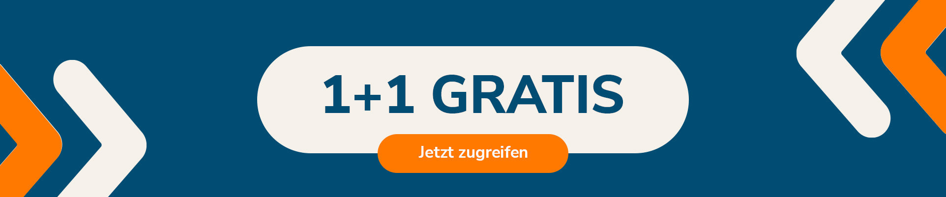 1 plus 1 gratis campaign