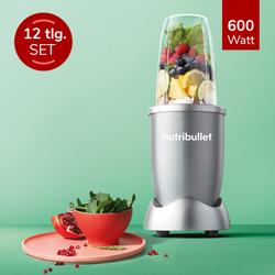 NutriBullet® 600W Standmixer 12tlg. hellgrau