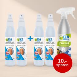 Mega-Spar-Set IZA Effect Anti Fuß- & Nagelpilz Spray  2+2 + IZA Fresh 