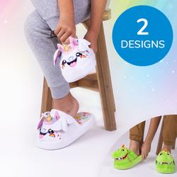 Stompeez Kinder Hausschuhe mit Fun-Effekt