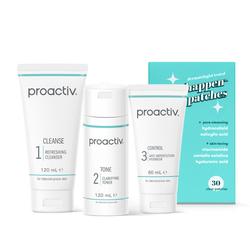 Proactiv Solution 60 Tage Routine 300 ml + 30 Zits Happen Patches