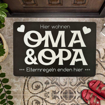 Fußmatte Oma & Opa