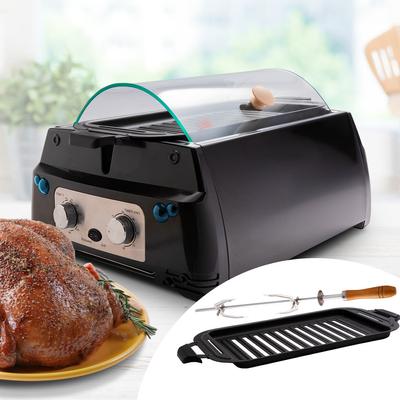 Livington Rotisserie Chef Tischgrill inkl. Zubehör GRATIS