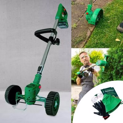 Hammersmith MultiWizard 5in1 Trimmer im Einsatz: Rasenkanten schneiden, Hecken trimmen und mähen