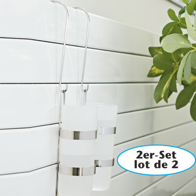 Luftbefeuchter Edelstahl 2er-Set