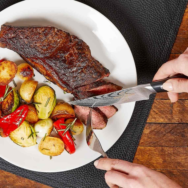 Trusted Butcher Messerset 3-tlg. inkl. Thermometer & Rezeptheft