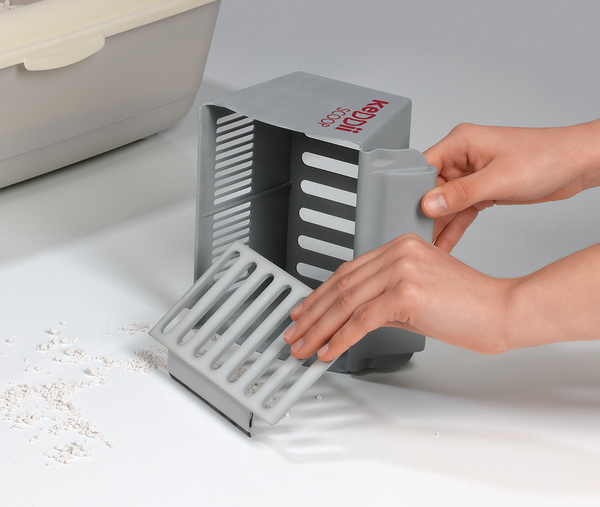 Keddiiscoop Reinigungsschaufel 6in1 grau / 1+1 / Upsell Catbox by Skoon 