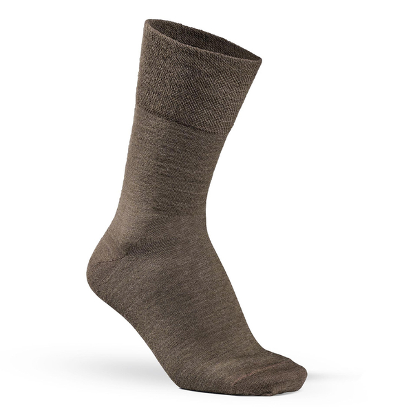Alpaka Komfort Socken, braun