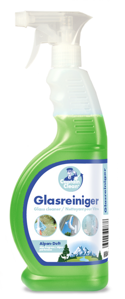 Captain Clean Glasreiniger Alpenduft, 650ml   650ml 