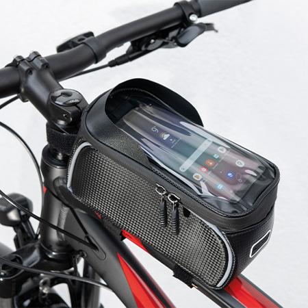 Velotasche mit Smartphone-Einsatz