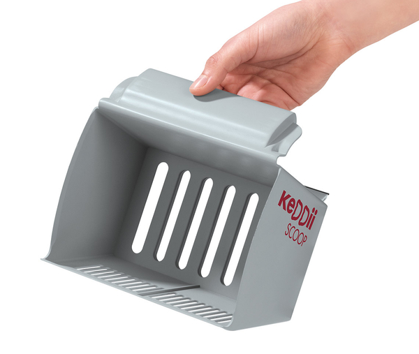 Keddiiscoop Reinigungsschaufel 6in1 grau / 1+1 / Upsell Catbox by Skoon 