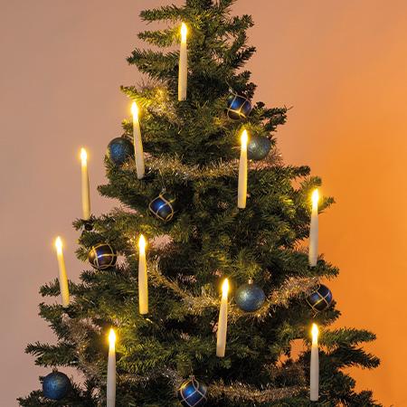 Baum-Flackerkerzen 10er-Set 10er-Set