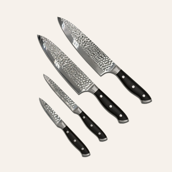 Livington TitanKnife Messerset 2x Chefmesser, Schälmesser & Mehrzweckmesser