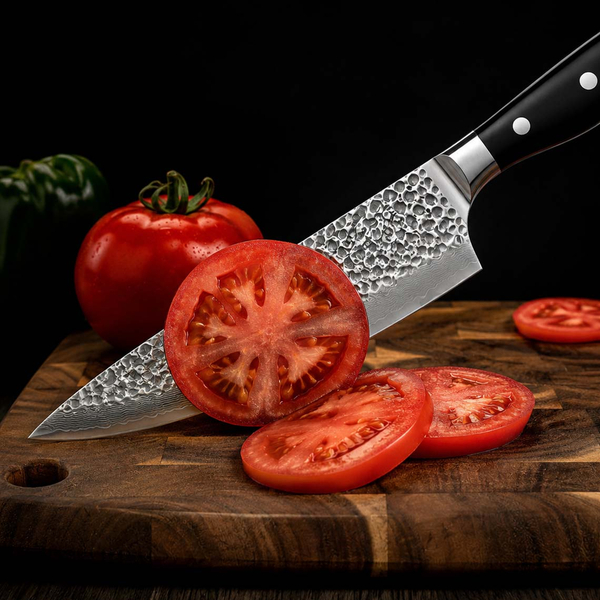 Livington TitanKnife Messerset 2x Chefmesser, Schälmesser & Mehrzweckmesser