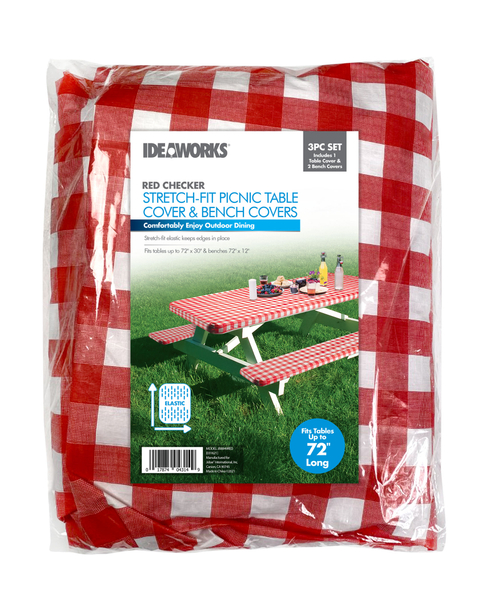 Tisch- und Sitzbanküberzug 3er-Set