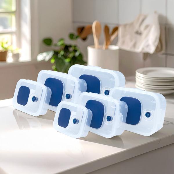 Livington Push&Vac Vakuum-Frischhaltedosen-Set 1 + 1 GRATIS