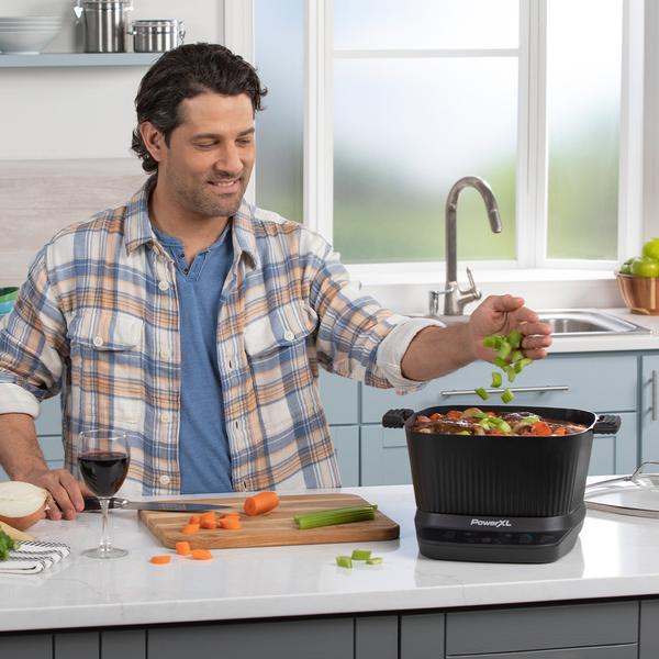 PowerXL StirMax 9in1 MultiCooker Multikocher mit automatischem Rühreinsatz
