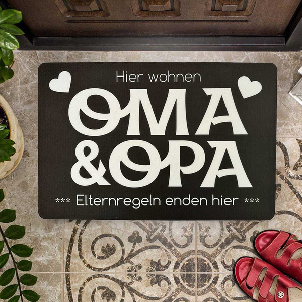 Fußmatte Oma & Opa